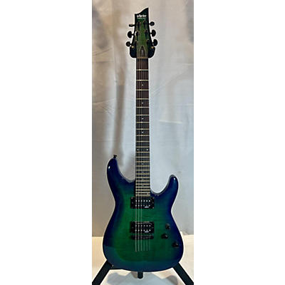 Schecter Guitar Research Used Schecter Guitar Research C-6 ELITE TRANS GREEN BURST Solid Body Electric Guitar