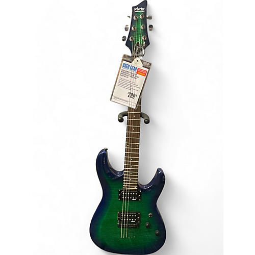 Schecter Guitar Research Used Schecter Guitar Research C-6 ELITE TRANS GREEN BURST Solid Body Electric Guitar TRANS GREEN BURST