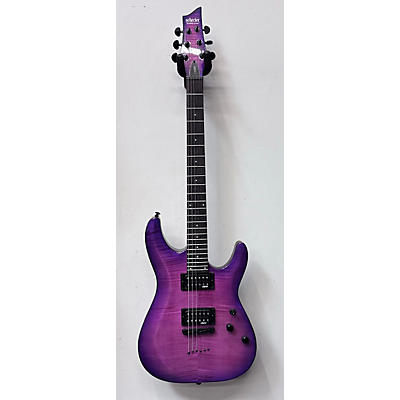 Schecter Guitar Research Used Schecter Guitar Research C 6 Elite Magenta Solid Body Electric Guitar