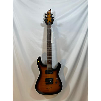 Schecter Guitar Research Used Schecter Guitar Research C-6 Elite Orange Burst Solid Body Electric Guitar