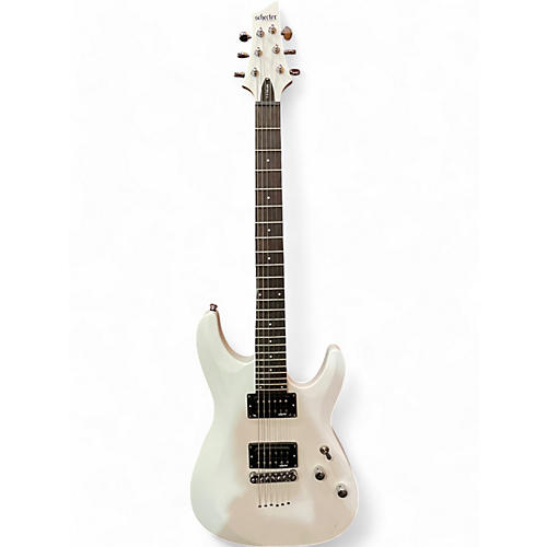 Schecter Guitar Research Used Schecter Guitar Research C-6 Elite White Solid Body Electric Guitar White