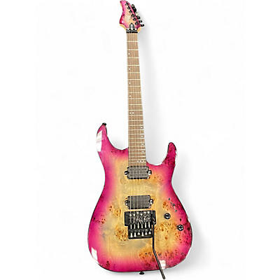 Used Schecter Guitar Research C-6 FR PRO AURORA BURST Solid Body Electric Guitar