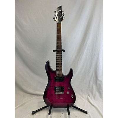 Schecter Guitar Research Used Schecter Guitar Research C-6 Plus Magenta Solid Body Electric Guitar