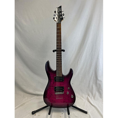 Schecter Guitar Research Used Schecter Guitar Research C-6 Plus Magenta Solid Body Electric Guitar Magenta