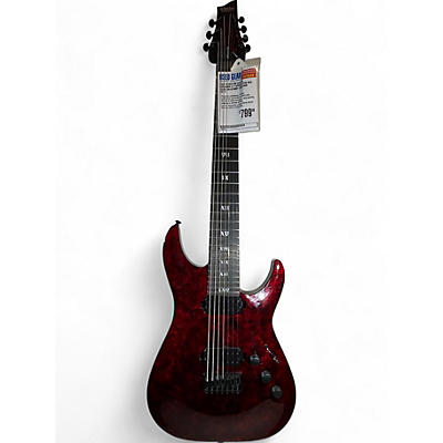 Schecter Guitar Research Used Schecter Guitar Research C-7 Apocalypse Red Reign Solid Body Electric Guitar