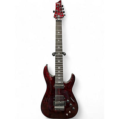 Used Schecter Guitar Research C-7 FR-S APOCALYPSE  RED REIGN Solid Body Electric Guitar