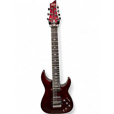 Used Schecter Guitar Research C-7 FR-S Apocalypse 7-String  Red Reign Solid Body Electric Guitar