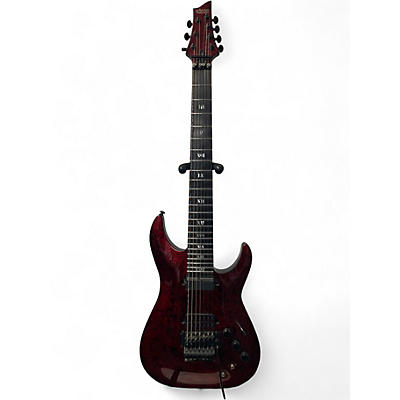 Used Schecter Guitar Research C-7 FR-S Apocalypse Red Reign Solid Body Electric Guitar
