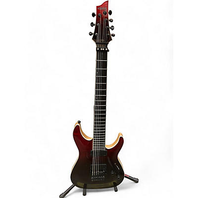 Schecter Guitar Research Used Schecter Guitar Research C-7 FR SLS Elite Red Solid Body Electric Guitar