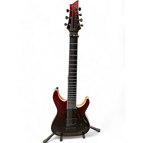 Schecter Guitar Research Used Schecter Guitar Research C-7 FR SLS Elite Red Solid Body Electric Guitar Red