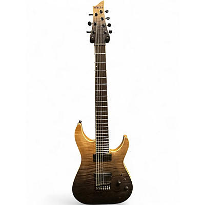 Used Schecter Guitar Research C-7 SLS BLACK FADE Solid Body Electric Guitar