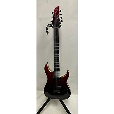 Schecter Guitar Research Used Schecter Guitar Research C-7 SLS ELITE BLOODBURST Solid Body Electric Guitar