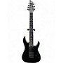 Used Schecter Guitar Research C-7 SLS ELITE EVIL TWIN Satin Black Solid Body Electric Guitar Satin Black