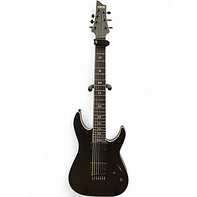 Used Schecter Guitar Research C-7 SLS Elite Evil Twin 7-String  Black Hollow Body Electric Guitar