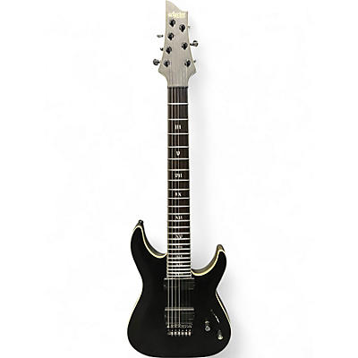 Used Schecter Guitar Research C-7 SLS Elite Evil Twin 7-String Satin Black Solid Body Electric Guitar