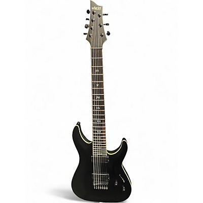 Used Schecter Guitar Research C-7 SLS Elite Evil Twin Black Solid Body Electric Guitar