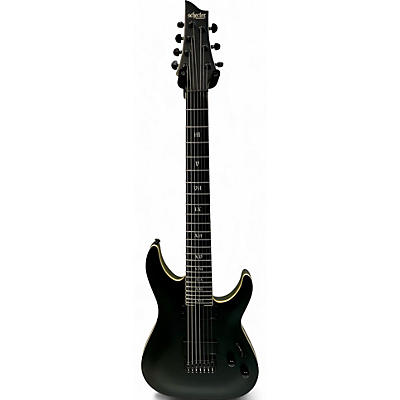 Used Schecter Guitar Research C-7 SLS Elite Evil Twin Black Solid Body Electric Guitar