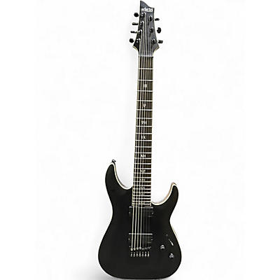Used Schecter Guitar Research C-7 SLS Evil Twin Black Solid Body Electric Guitar
