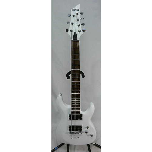 Schecter Guitar Research Used Schecter Guitar Research C-7 White Solid Body Electric Guitar White