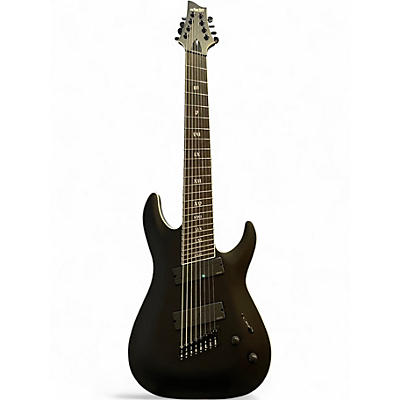 Used Schecter Guitar Research C-8 MS SLS Elite Evil Twin 2ND SATIN BLACK Solid Body Electric Guitar