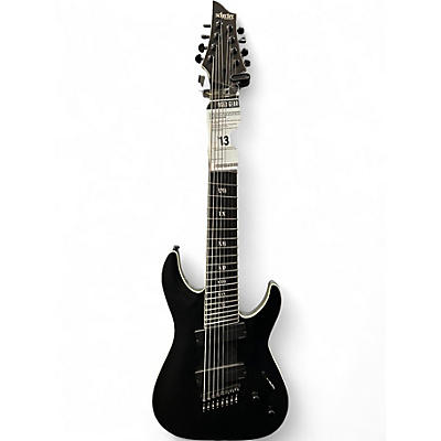 Used Schecter Guitar Research C-8 MS SLS Elite Evil Twin Black Solid Body Electric Guitar