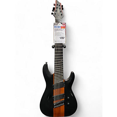 Schecter Guitar Research Used Schecter Guitar Research C-8 Multiscale Rob Scallon Black Solid Body Electric Guitar