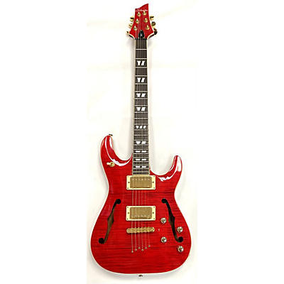 Schecter Guitar Research Used Schecter Guitar Research C/SH-1 Trans Red Hollow Body Electric Guitar