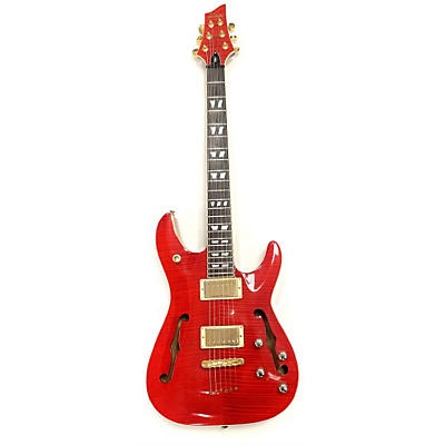 Schecter Guitar Research Used Schecter Guitar Research C/SH-1 Trans Red Solid Body Electric Guitar