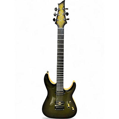 Used Schecter Guitar Research C1 50TH GOLD BURST Solid Body Electric Guitar