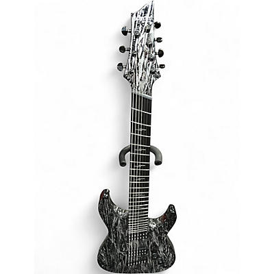 Used Schecter Guitar Research C1 7 STRING SILVER MOUNTAIN Solid Body Electric Guitar