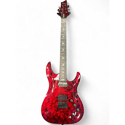 Used Schecter Guitar Research C1 Apocalypse Metallic Red Solid Body Electric Guitar
