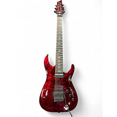 Used Schecter Guitar Research C1 Apocalypse RED REIGN  Solid Body Electric Guitar