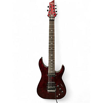 Used Schecter Guitar Research C1 Apocalypse Red Solid Body Electric Guitar