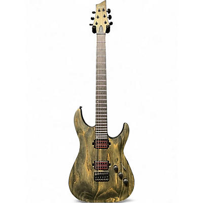 Used Schecter Guitar Research C1 Apocalypse Rustic Burst Solid Body Electric Guitar