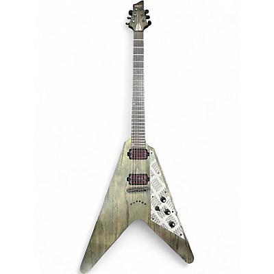 Used Schecter Guitar Research C1 Apocalypse V GREEN Solid Body Electric Guitar