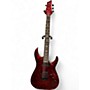 Used Schecter Guitar Research C1 Apocalypse red reign  Solid Body Electric Guitar red reign