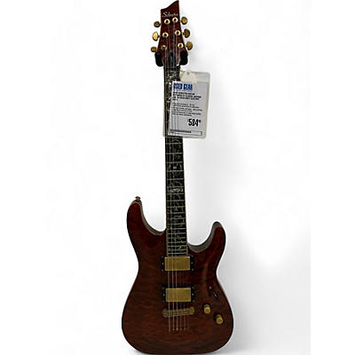 Schecter Guitar Research Used Schecter Guitar Research C1 Classic Antique Amber Solid Body Electric Guitar