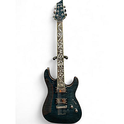 Used Schecter Guitar Research C1 Classic Baltic Blue Solid Body Electric Guitar