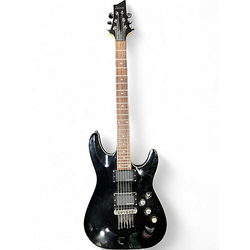 Used Schecter Guitar Research C1 Classic Ebony Solid Body Electric Guitar Ebony