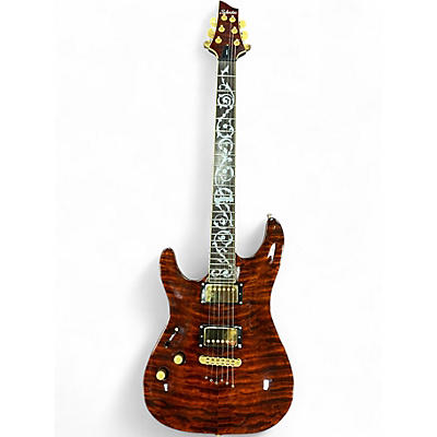 Used Schecter Guitar Research C1 Classic Left Handed Antique Amber Electric Guitar