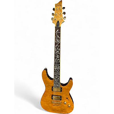 Used Schecter Guitar Research C1 Classic Orange Solid Body Electric Guitar