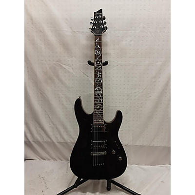 Schecter Guitar Research Used Schecter Guitar Research C1 Classic Trans Black Solid Body Electric Guitar