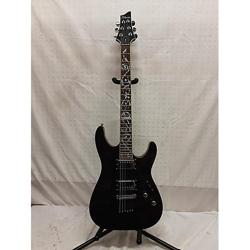 Schecter Guitar Research Used Schecter Guitar Research C1 Classic Trans Black Solid Body Electric Guitar Trans Black