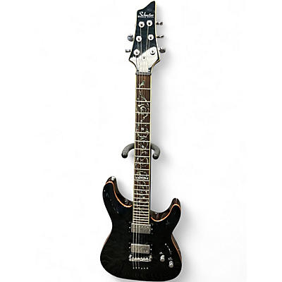 Used Schecter Guitar Research C1 Classic Trans Blue Solid Body Electric Guitar