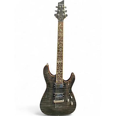 Used Schecter Guitar Research C1 Classic Trans Gray Solid Body Electric Guitar