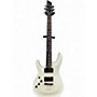 Used Schecter Guitar Research C1 Classic White Solid Body Electric Guitar Classic White
