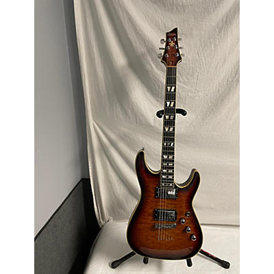 Schecter Guitar Research Used Schecter Guitar Research C1 Custom Amber Solid Body Electric Guitar