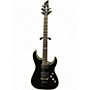 Used Schecter Guitar Research C1 Custom FR Black Solid Body Electric Guitar Black