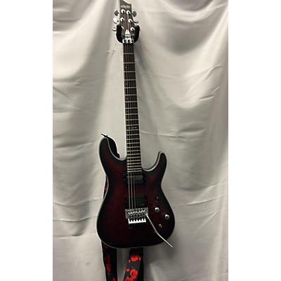 Schecter Guitar Research Used Schecter Guitar Research C1 Custom FR Red Solid Body Electric Guitar