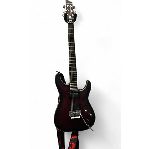 Schecter Guitar Research Used Schecter Guitar Research C1 Custom FR Red Solid Body Electric Guitar Red